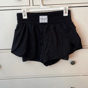 Black gym shorts